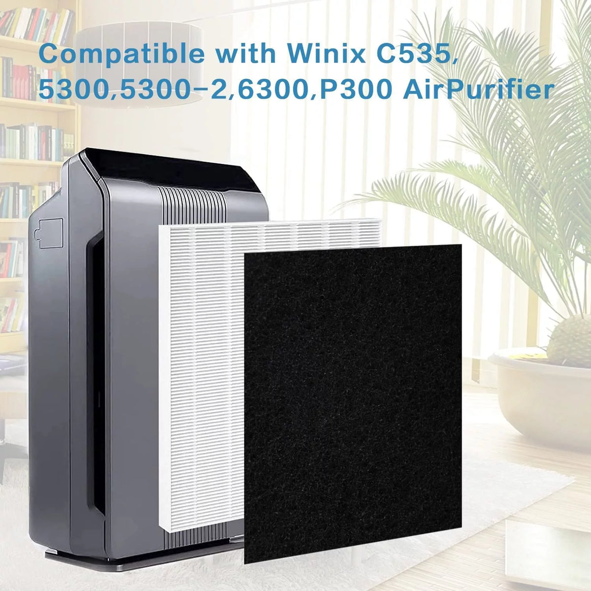 Replacement True HEPA Size 21 Filter Plus 4 Carbon Pre-Filters X524113