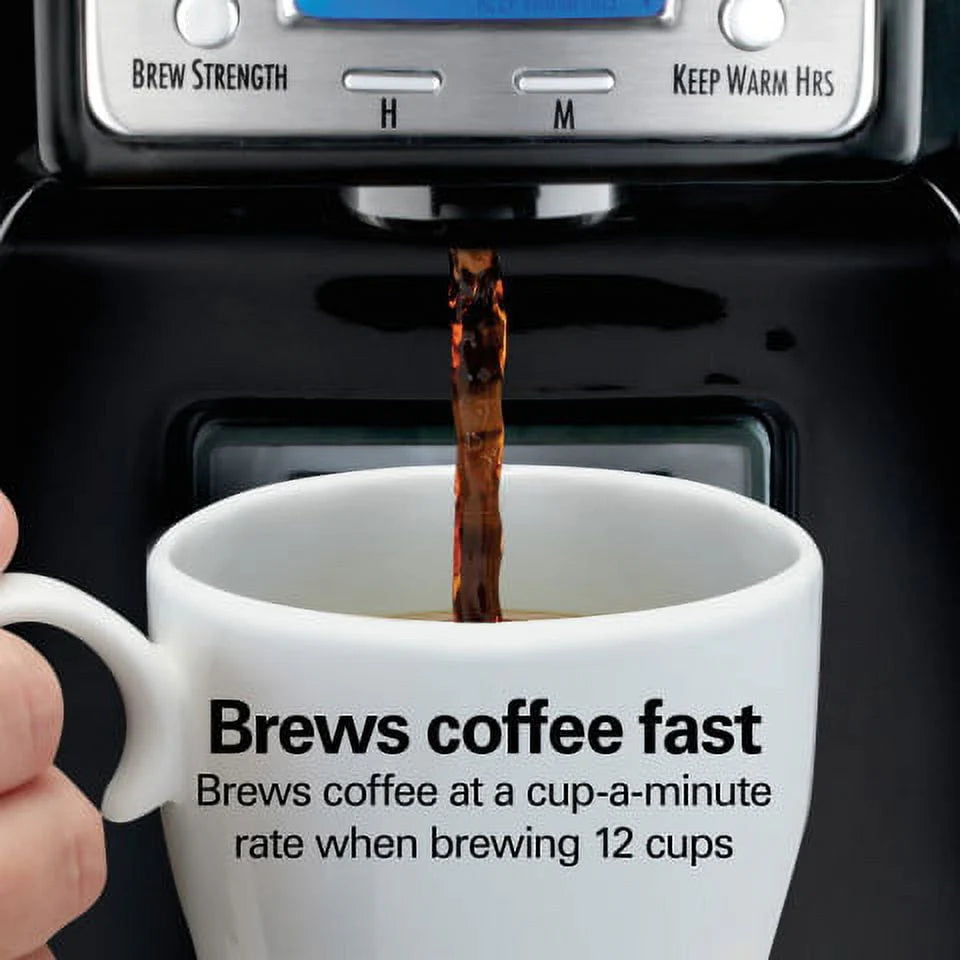 12-Cup Stainless Steel Coffeemaker H108
