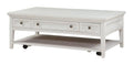 Chalk White Castered Cocktail Table F374739