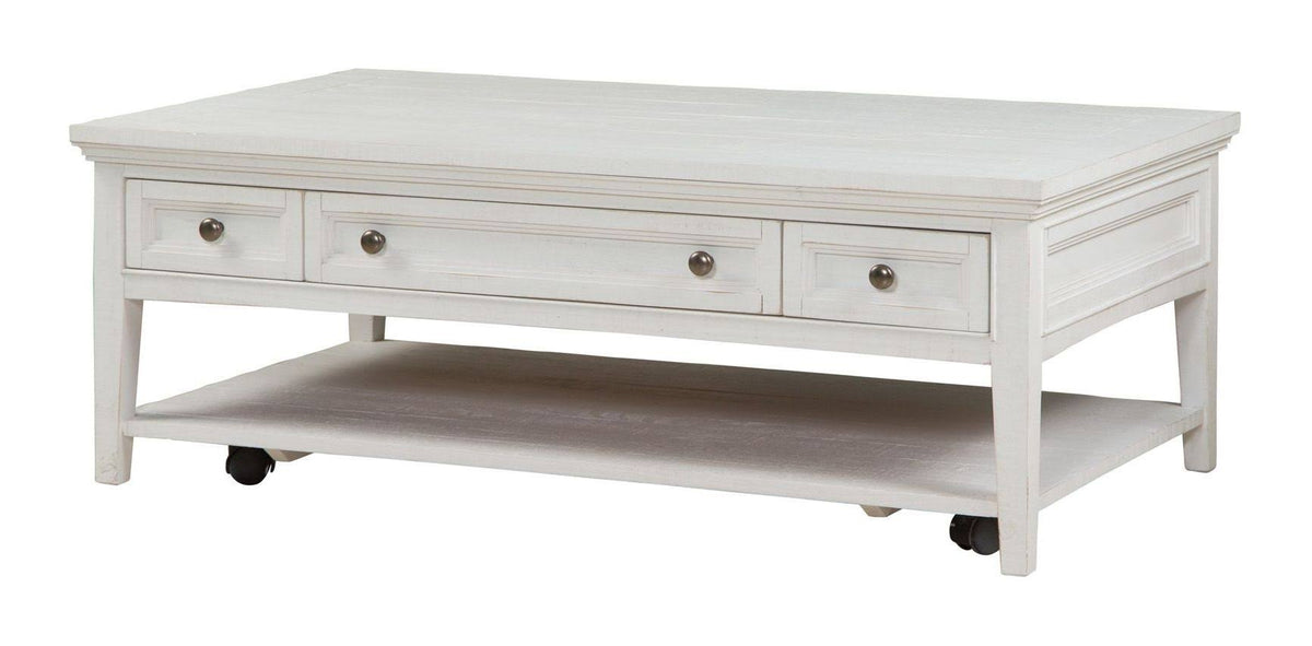 Chalk White Castered Cocktail Table F374739