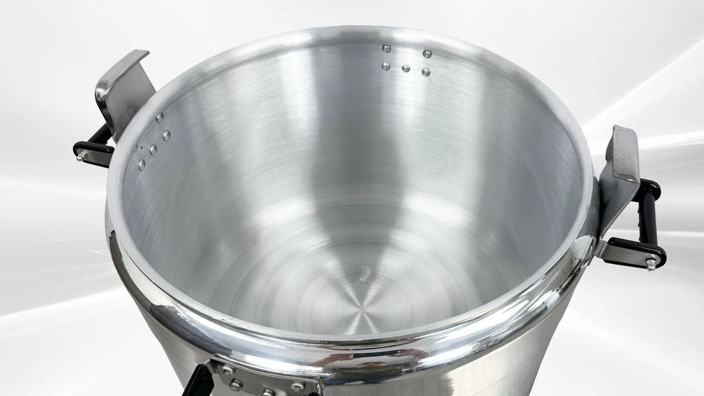 100 QT Aluminum Commercial Pressure Cooker O26693