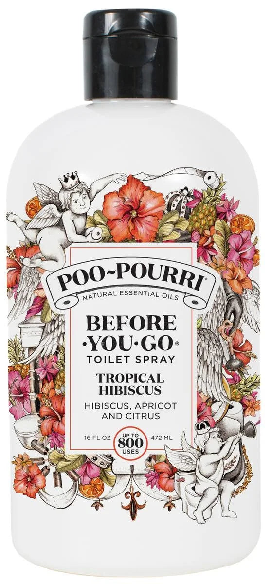 Toilet Spray Tropical Hibiscus Scent 16 Fl oz T907593