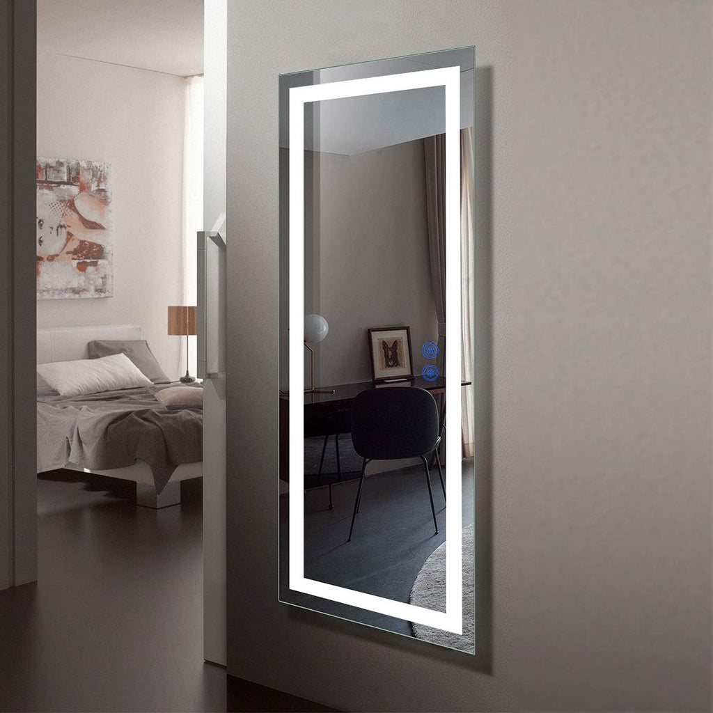 Dimmable LED Bathroom Mirror with Anti-Fog and Bluetooth Function T140309