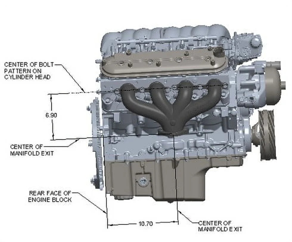 Center Dump Natural Exhaust Manifolds X468960