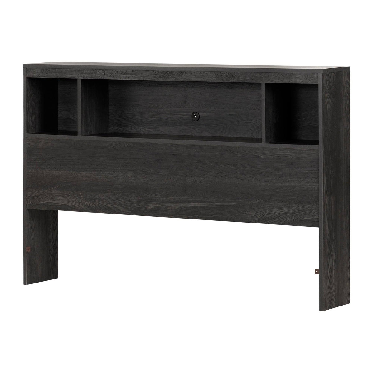 White Full Bookcase Headboard U918144