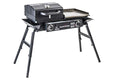 Stainless Steel 2 Burner Portable Gas Grill and Griddle Combo Z363