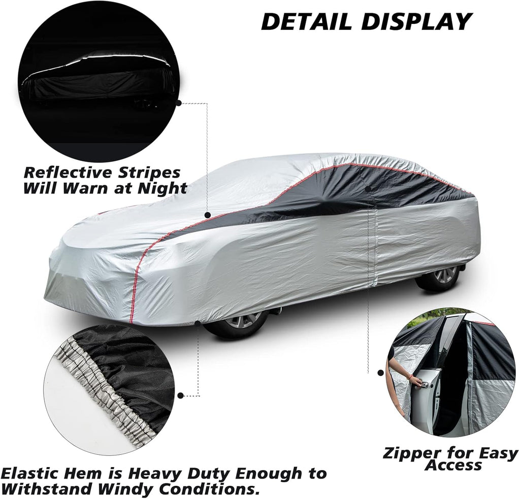 Waterproof All Weather Sedan Car Cover M619