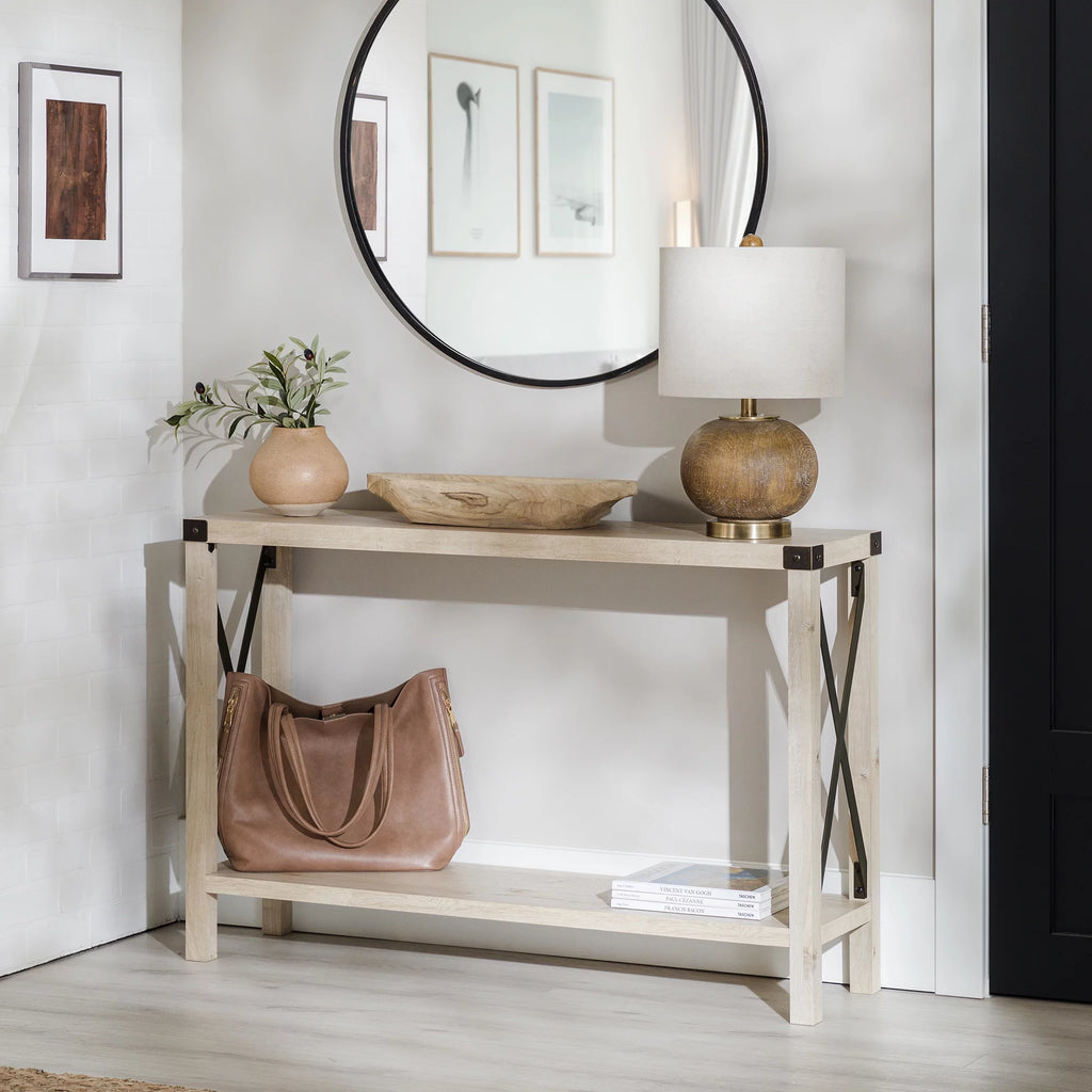 Metal X Console Table P82838