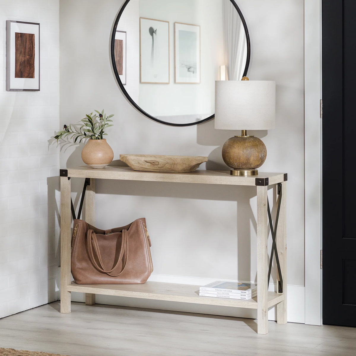 Metal X Console Table P82838