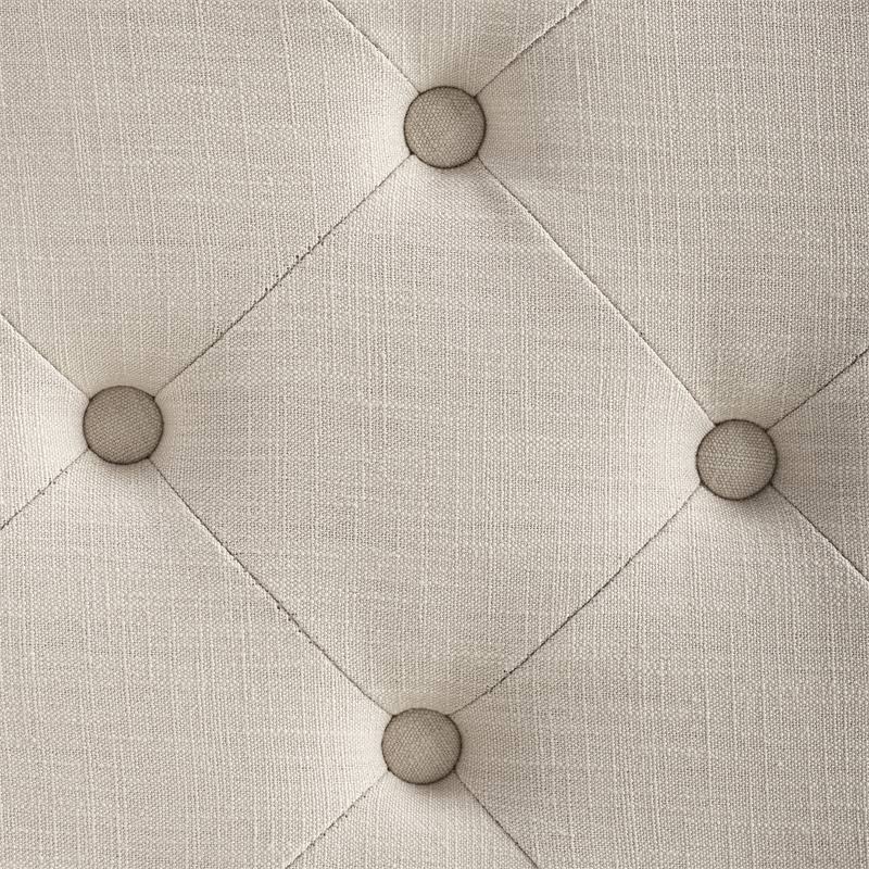 Natural Square Tufted Ottoman O647442