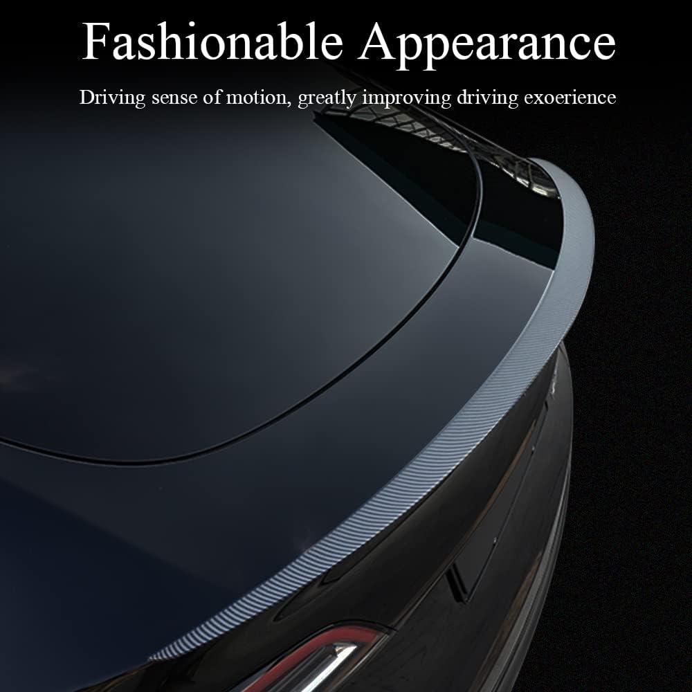 Matte Carbon Fiber Rear Trunk Spoiler K2456