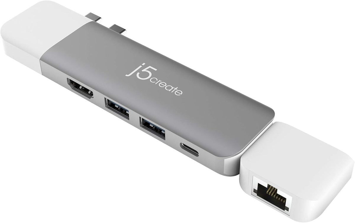 USB-C Multi-Display Modular Hub with HDMI, Mini DisplayPort, VGA, PD 100W, RJ-45 Ethernet, USB-A, USB Type-C, SD Card Reader L36834