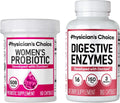 Probiotics for Women 60ct + Digestive Enzymes 180ct D3212