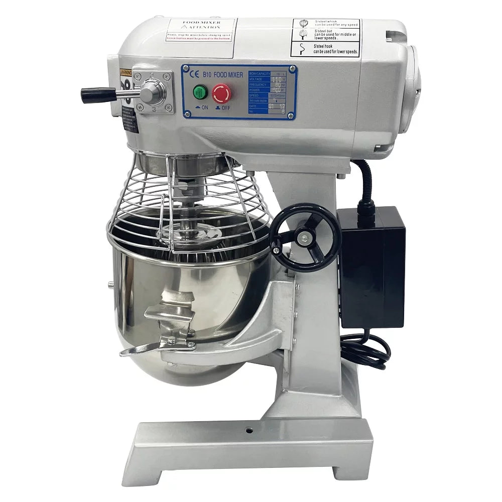 Electric Dough Mixer Kneading Machine with 10L Stainless Steel Bowl S708217