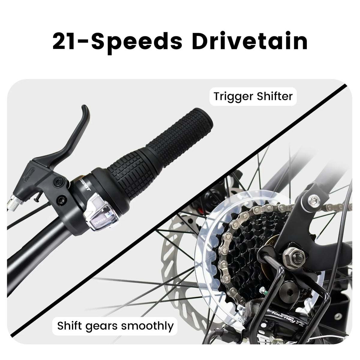 24 Inch 21-Speed Full Suspension Mountain Bike D4135