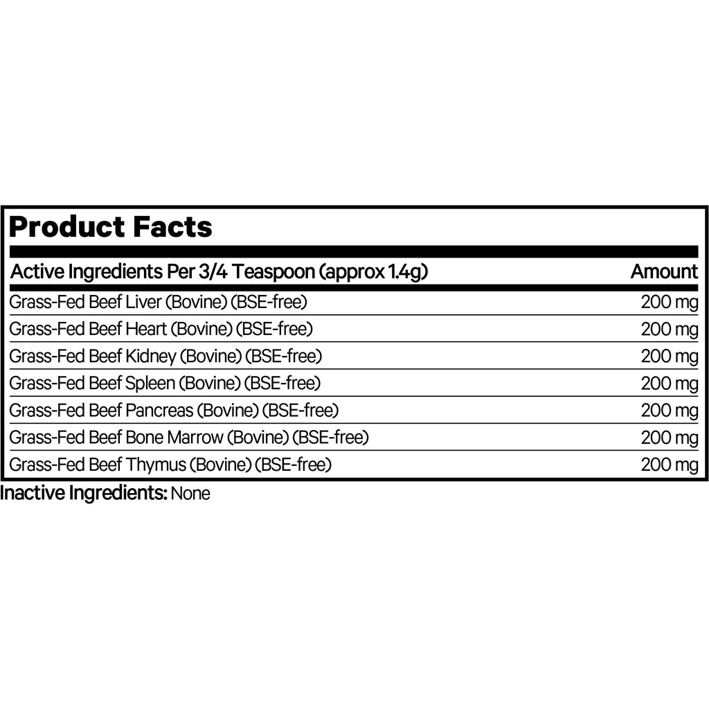 Beef Organ Supplement for Dogs 3 oz V35012