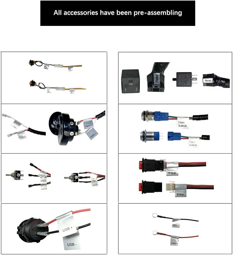 ATV/UTV Turn Signal Kit with Horn B300