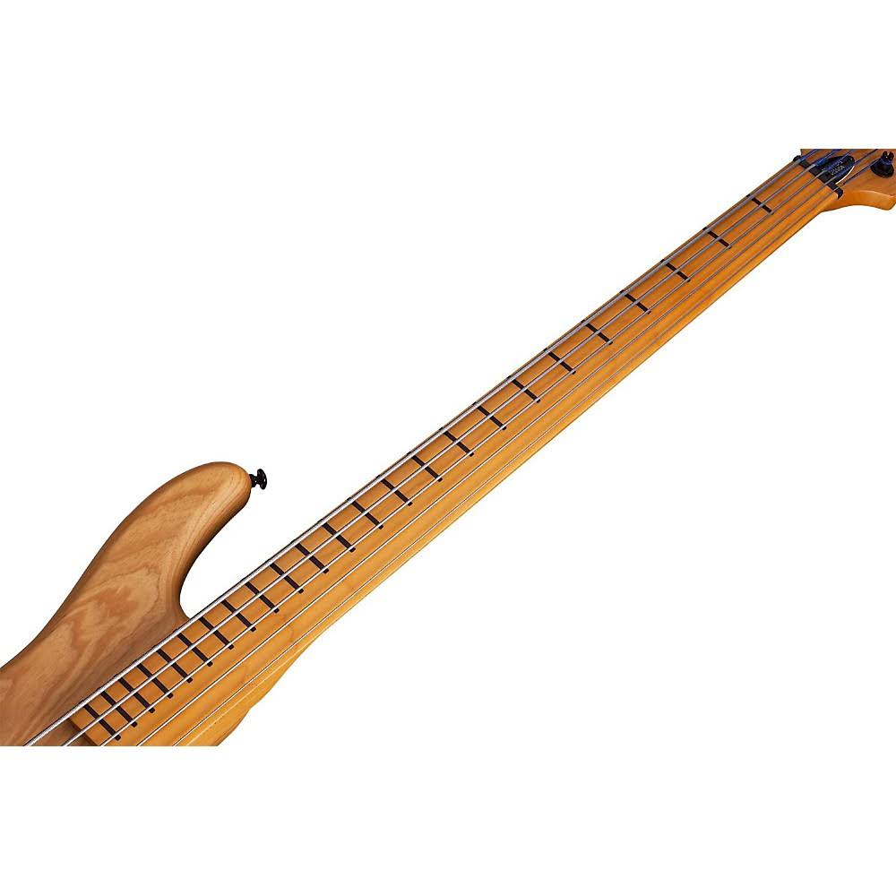 Aged Natural Satin Fretless Electric Bass P6132