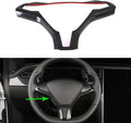 Center Console Dashboard Cover Trim ABS Imitation Carbon Fiber Inner Decoration Middle Control Trim Pack of 3 M93877