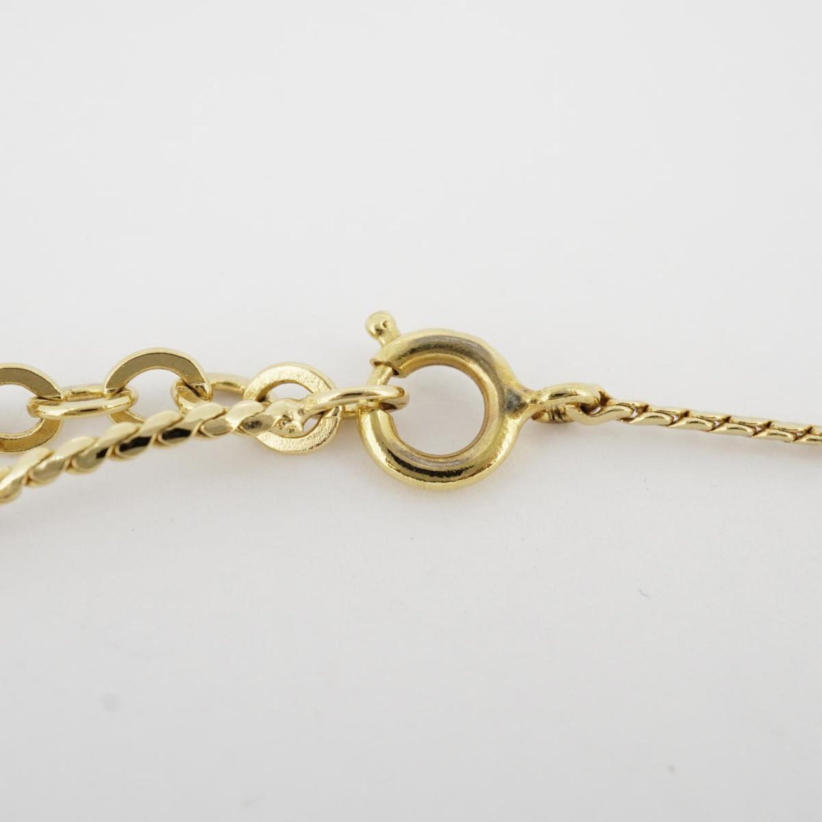 Gold Plated Rhinestone Heart Necklace M101365