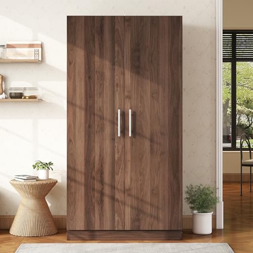 4 Door Wooden Wardrobe Closet with 2 Drawers R51847