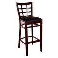 Dark Mahogany Beech Wood Barstool B83610