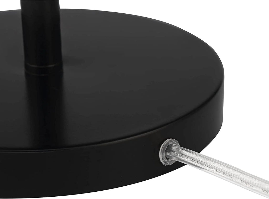 Black Metal Dome Shade Table Lamps Set of 2 R10558
