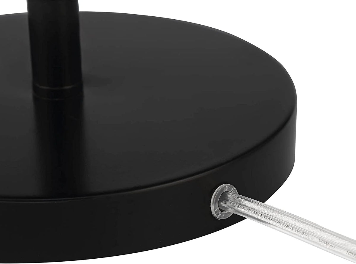 Black Metal Dome Shade Table Lamps Set of 2 R10558