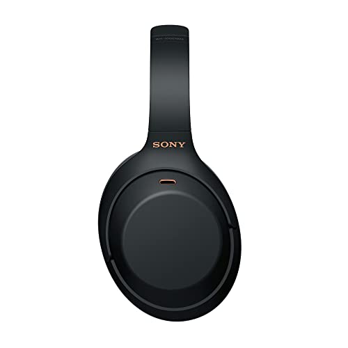 Black Noise Cancelling Wireless Bluetooth Over the Ear Headphones M104