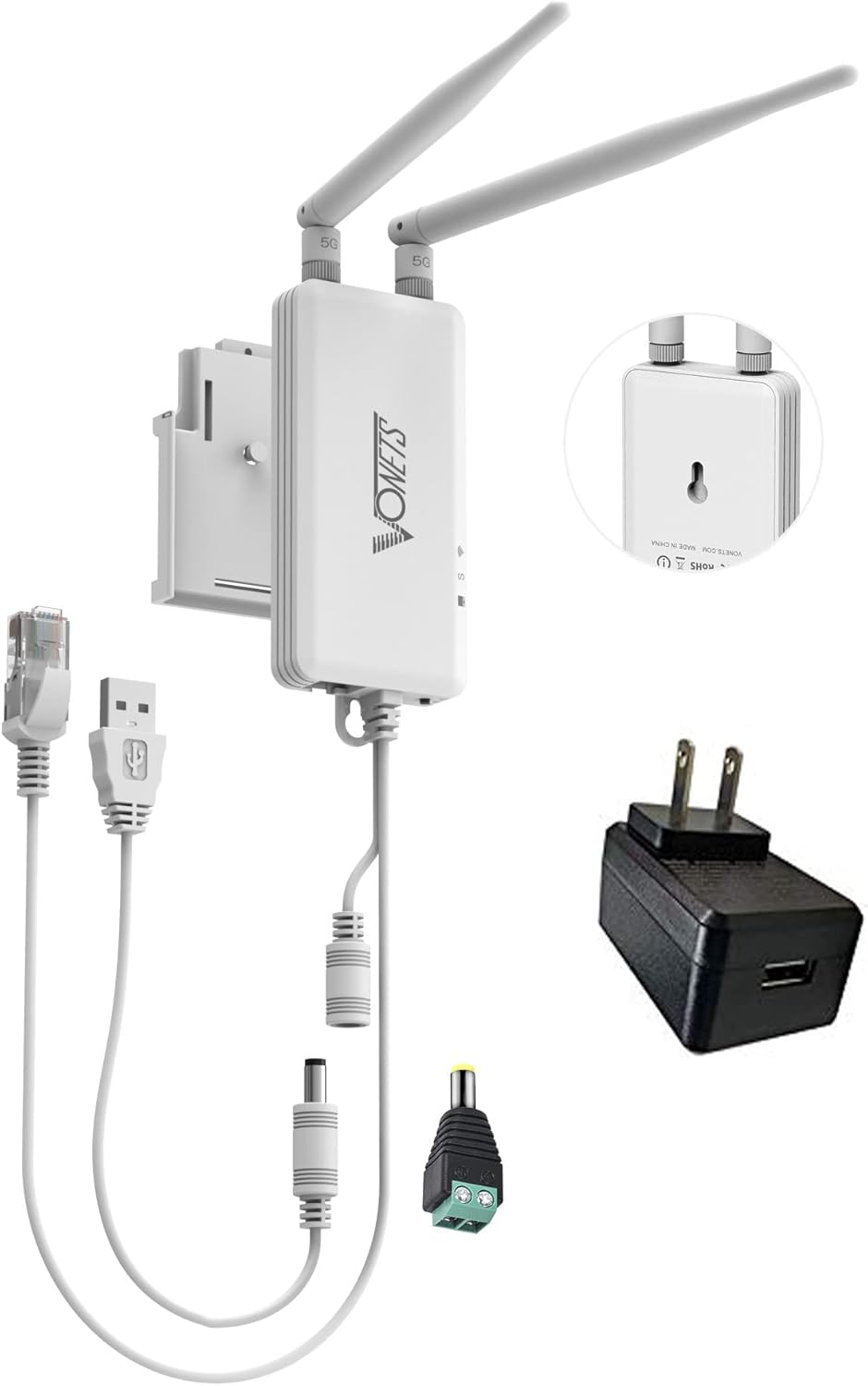 2.4GHz WiFi Bridge Ethernet Wireless Repeater Pack of 2 J82664