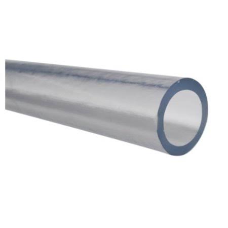 Clear Plastic Tubing, Inner Diameter 5/16 inch, Outer Diameter 7/16 inch, Length 5 ft T335