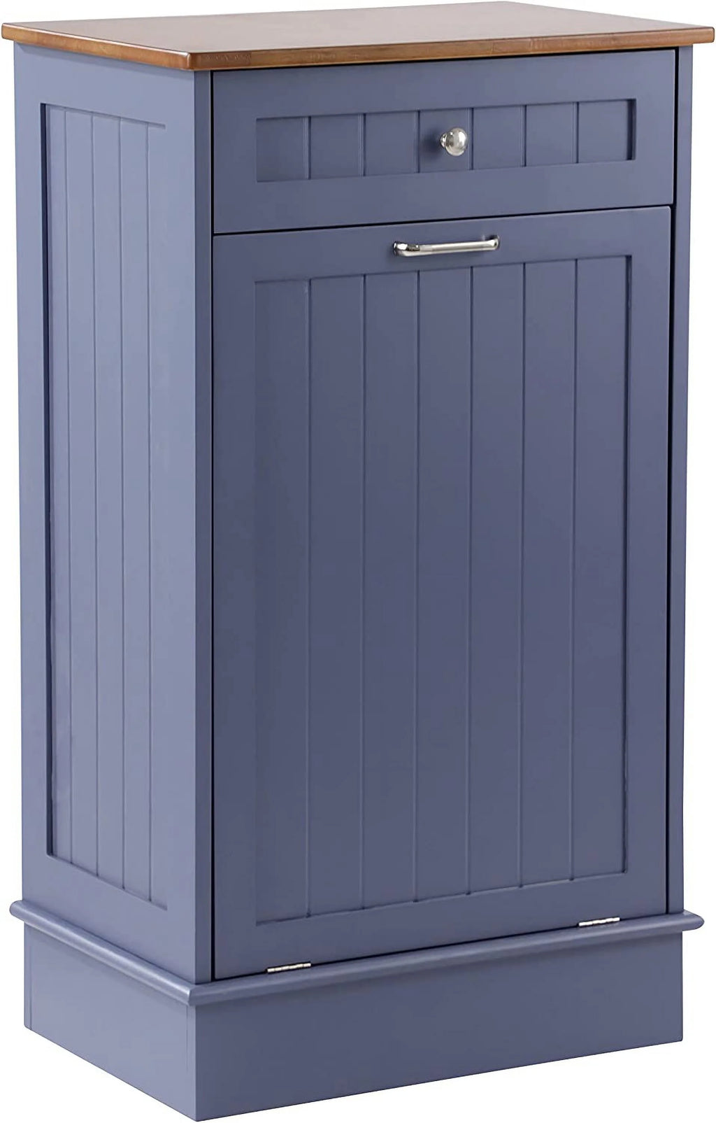 Mist Blue Tilt Out Trash Cabinet with Drawer W594703