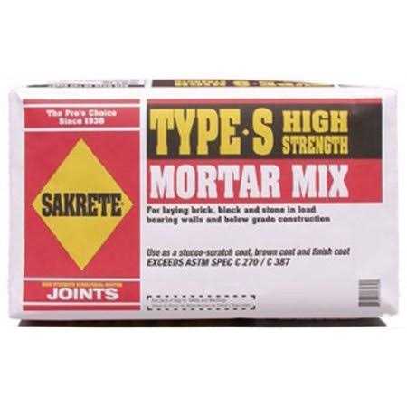 60 lb Type S Mortar Mix E381797