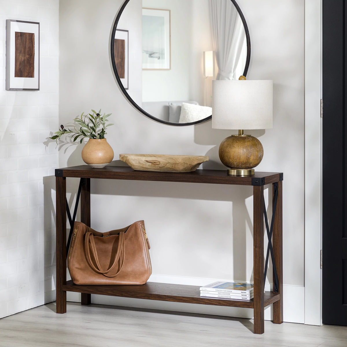 Metal X Console Table P82838