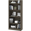Walnut Gray Standard Bookcase Z488