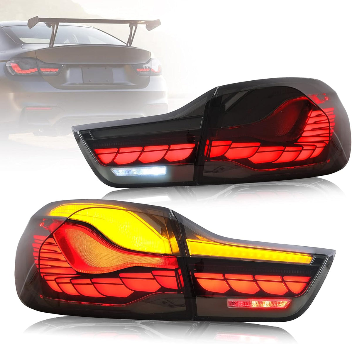 OLED 4 Series Taillights with Sequential Turn Signal I64490
