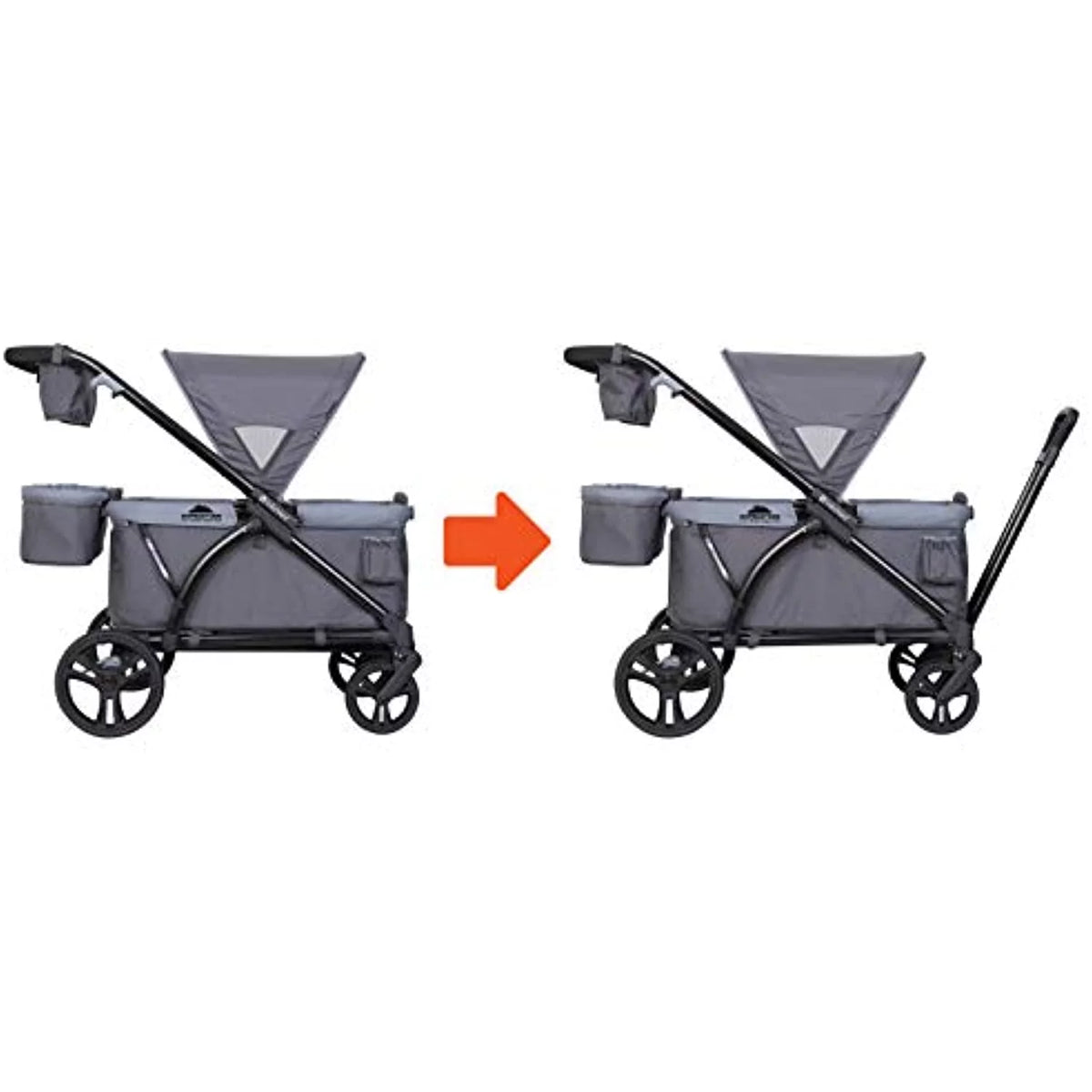 Gray Wagon Stroller E554497