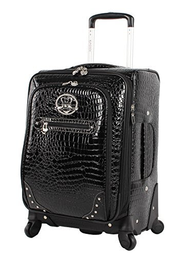 4 Piece Softside Expandable Lightweight Spinner Suitcases with Carry On and Suitcase D344