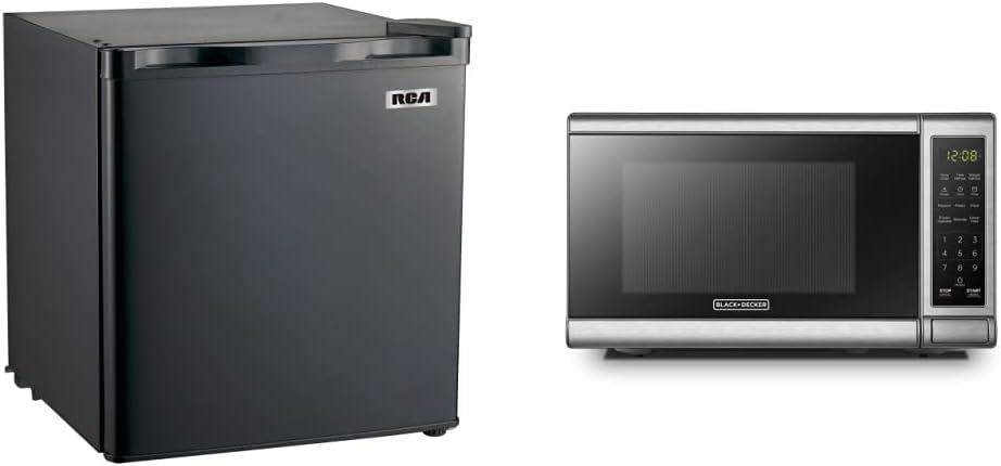 Black 1.6 Cubic Foot Fridge V80935