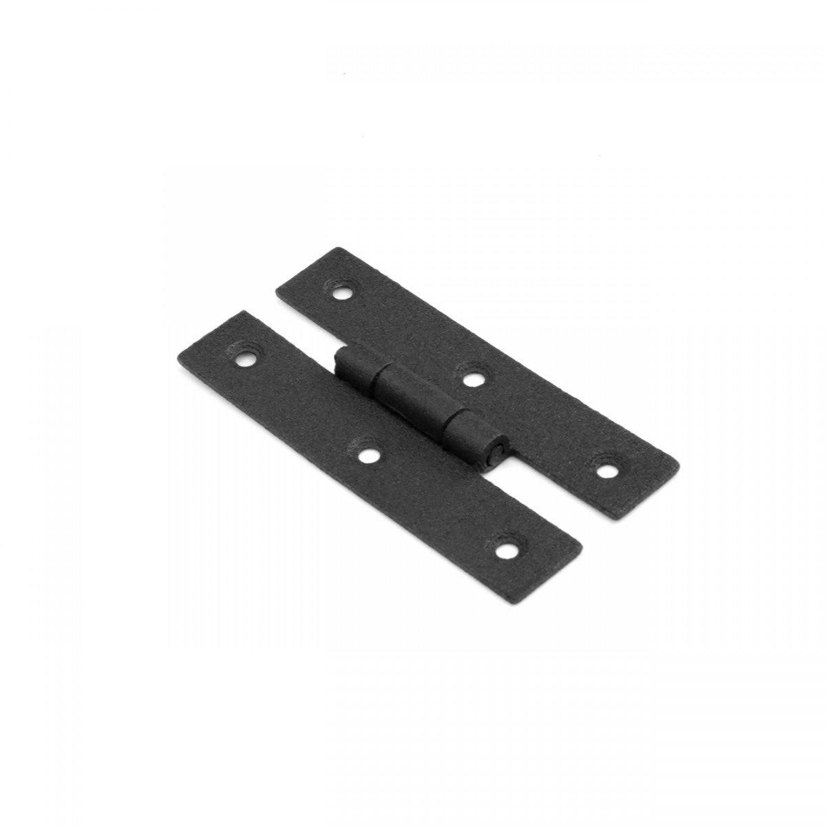 Black Wrought Iron Cabinet Door Hinge Pack of 25 H161