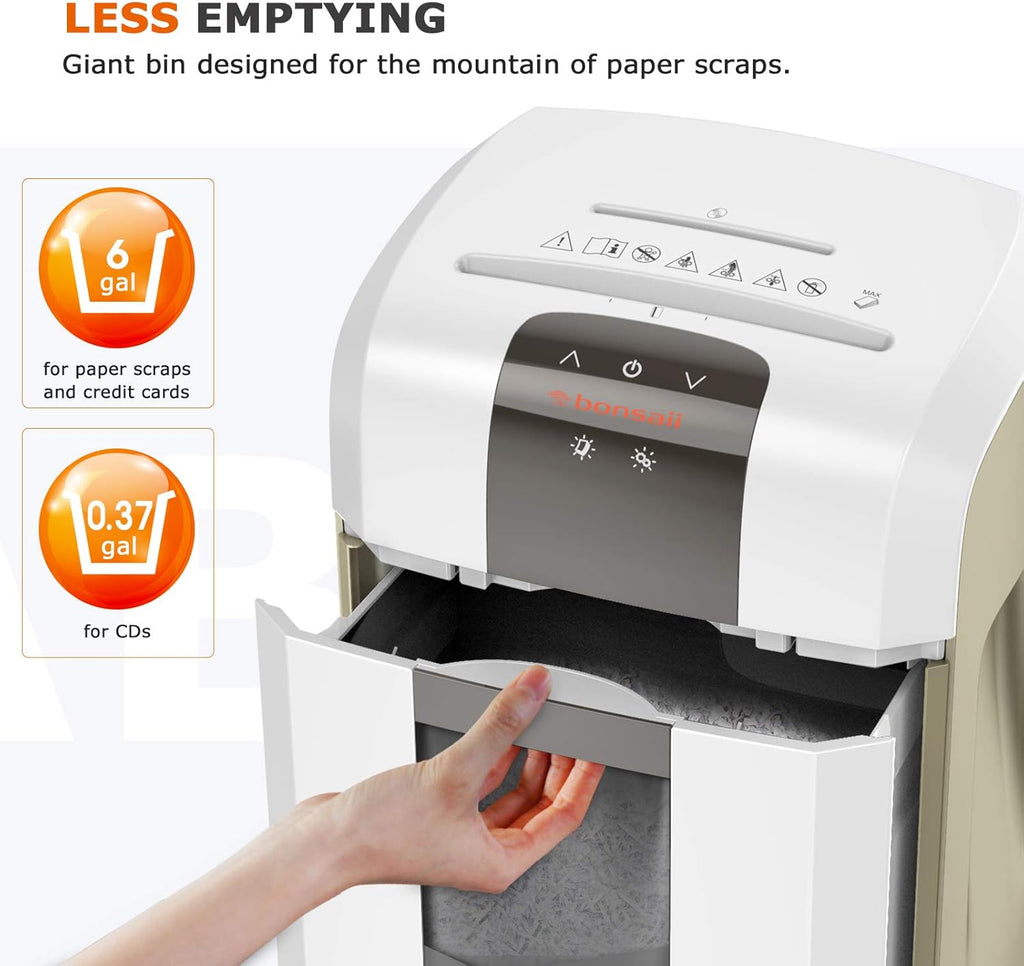 120-Minute Micro-Cut Paper Shredder, 8-Sheet Capacity A78290