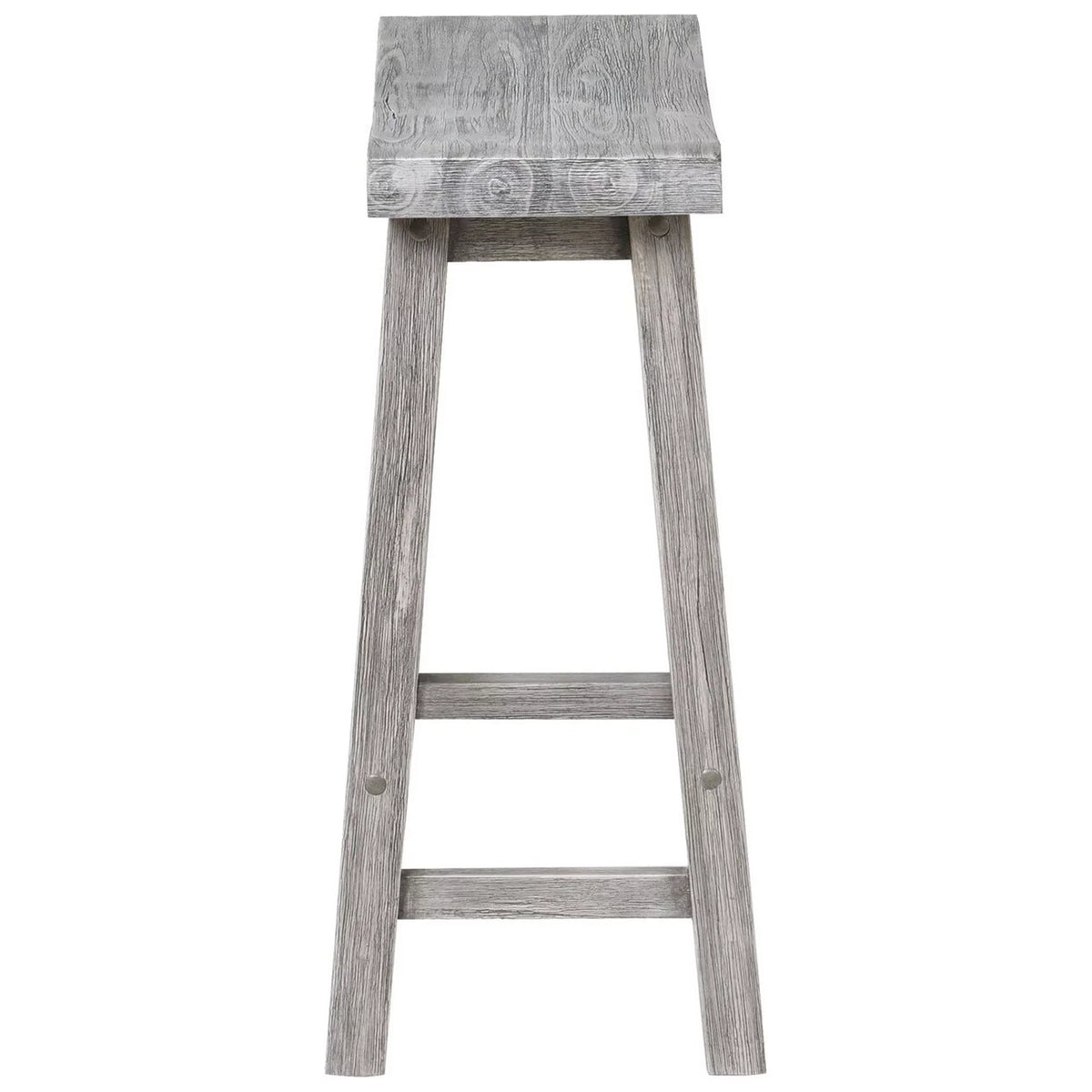 Gray Wooden Counter Stool I890