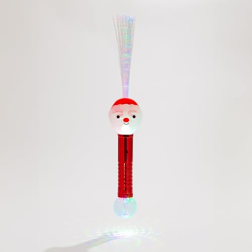 Christmas Fiber Optic Wands Light Up LED Holiday Toy 3 Pack D587763