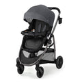 Baby Stroller with Reversible Seat, One Hand Fold, Extra Storage, Child Tray Y24366