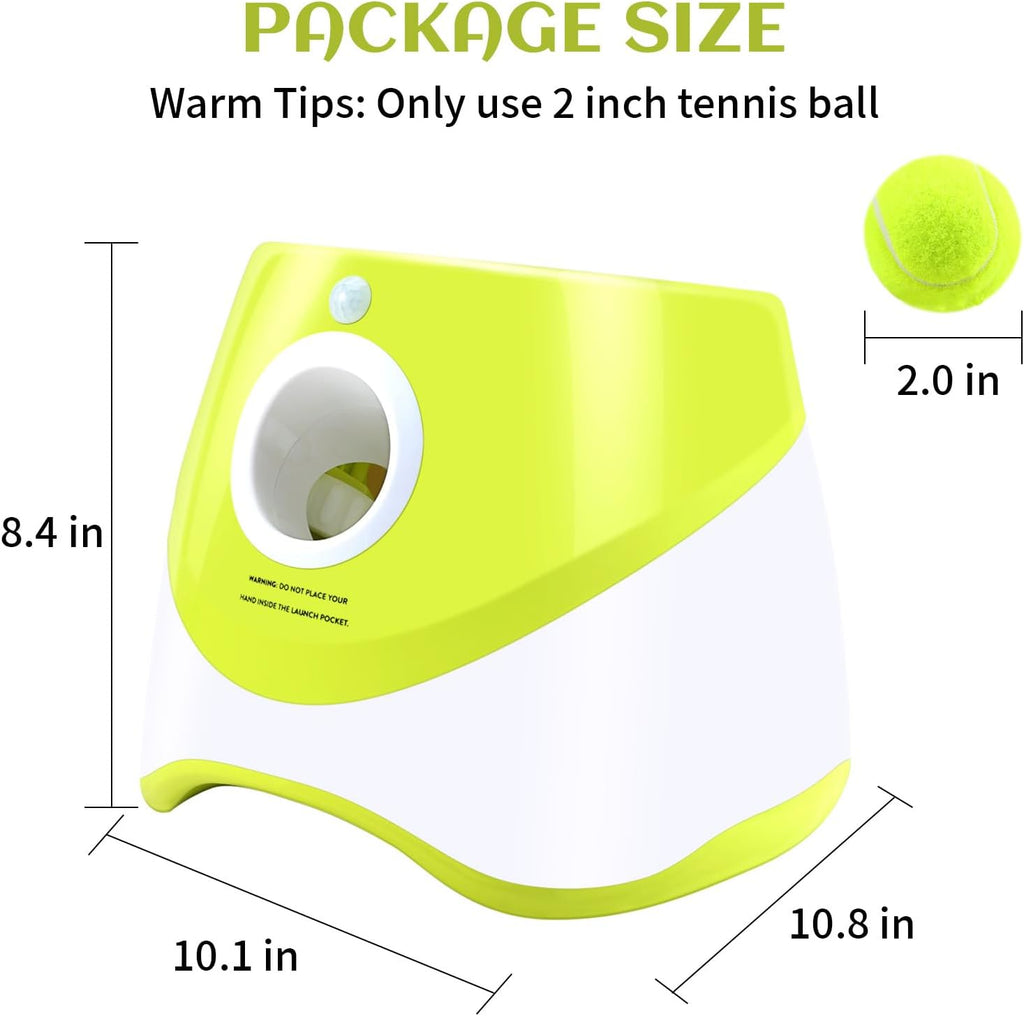 Automatic Ball Launcher for Dogs, 6PCS Tennis Balls Included C65519