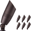 Solid Brass 6 Packs 12V Low Voltage Waterproof Landscape Spotlight M242563