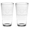 Clear Pint Glass Set Pack of 2 Z10240