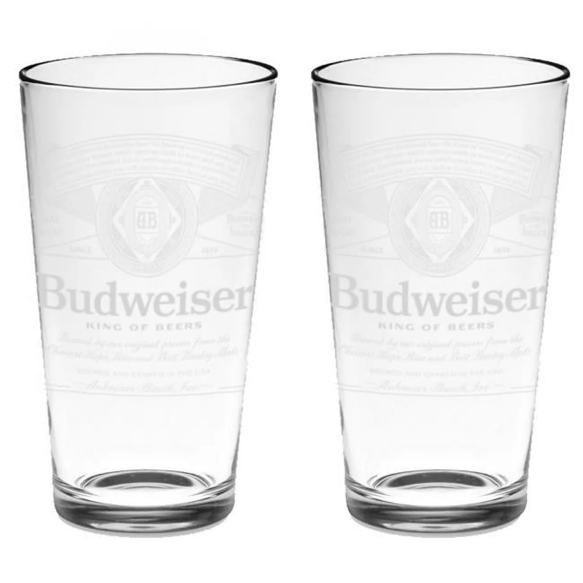 Clear Pint Glass Set Pack of 2 Z10240