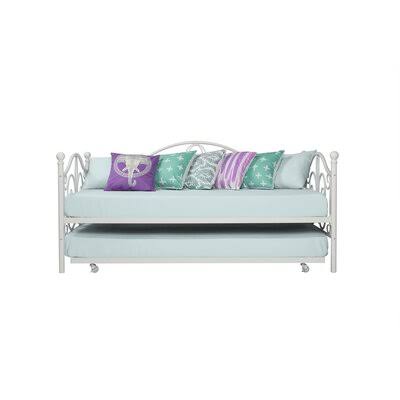 White Twin Daybed with Trundle K430067