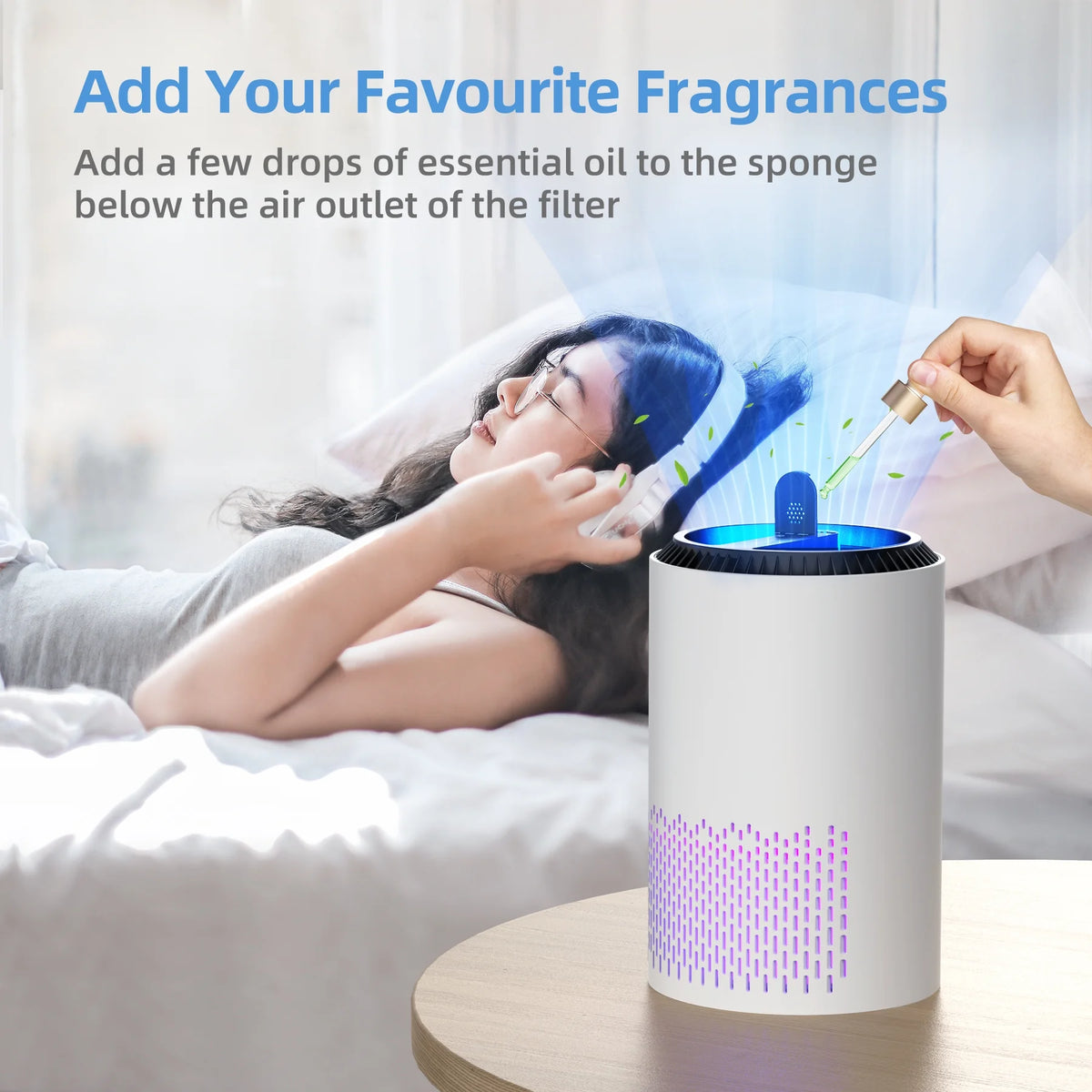 White HEPA Air Purifier I188